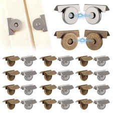 24 Pairs Snap Buttons Metal Seamless Magnetic Buckle Clasp Sew On Clasps Snap...