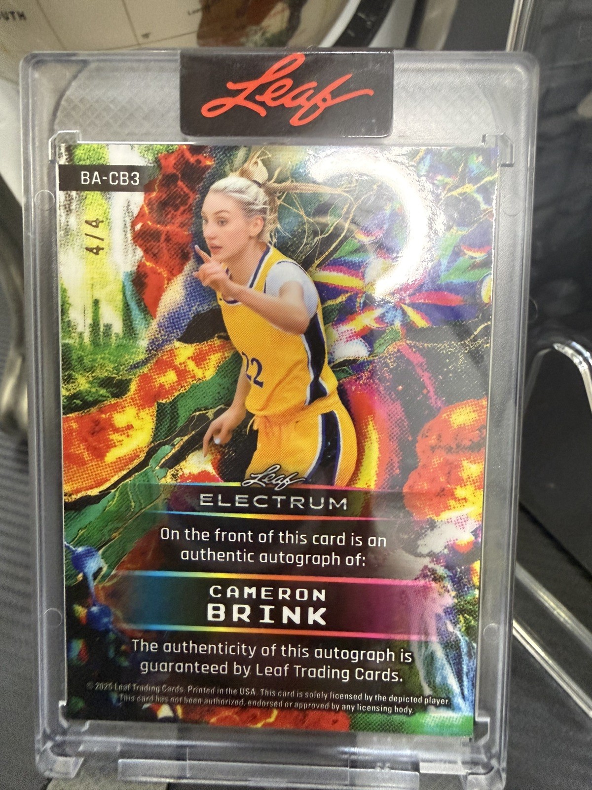 WNBA Card Lot Caitlin Clark Cameron Brink Auto Hannah Hidalgo PSA RCs 1/1 view 10