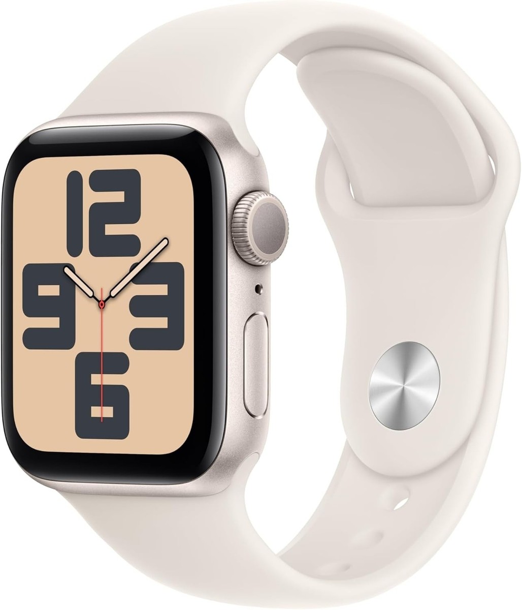 Apple Watch SE 2nd Gen GPS 40mm Aluminum Case Starlight Sport Band