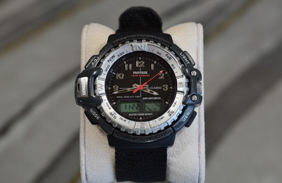 CASIO PRT-70 TWIN SENSOR PROTREK WATCH ALTI-THERMO VINTAGE TS BP BM DEP ALT