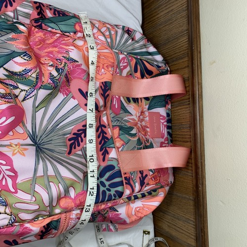 Vera Bradley Reactive Kühlrucksack Strandtasche Reisetasche Tropical Coral - Bild 7 von 24