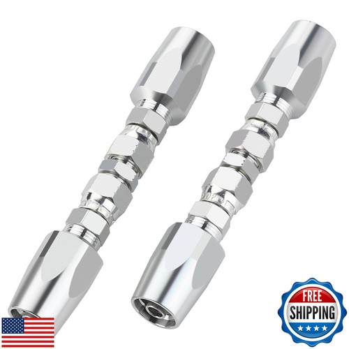 ANCIMOON 2PC 1/2" Reusable Hydraulic Hose Fittings - #08 Single Wire Hose Repair Kit