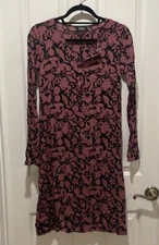 A.P.C. Revolve Reformation Women’s Dress Printed Long Sleeve Top Small S