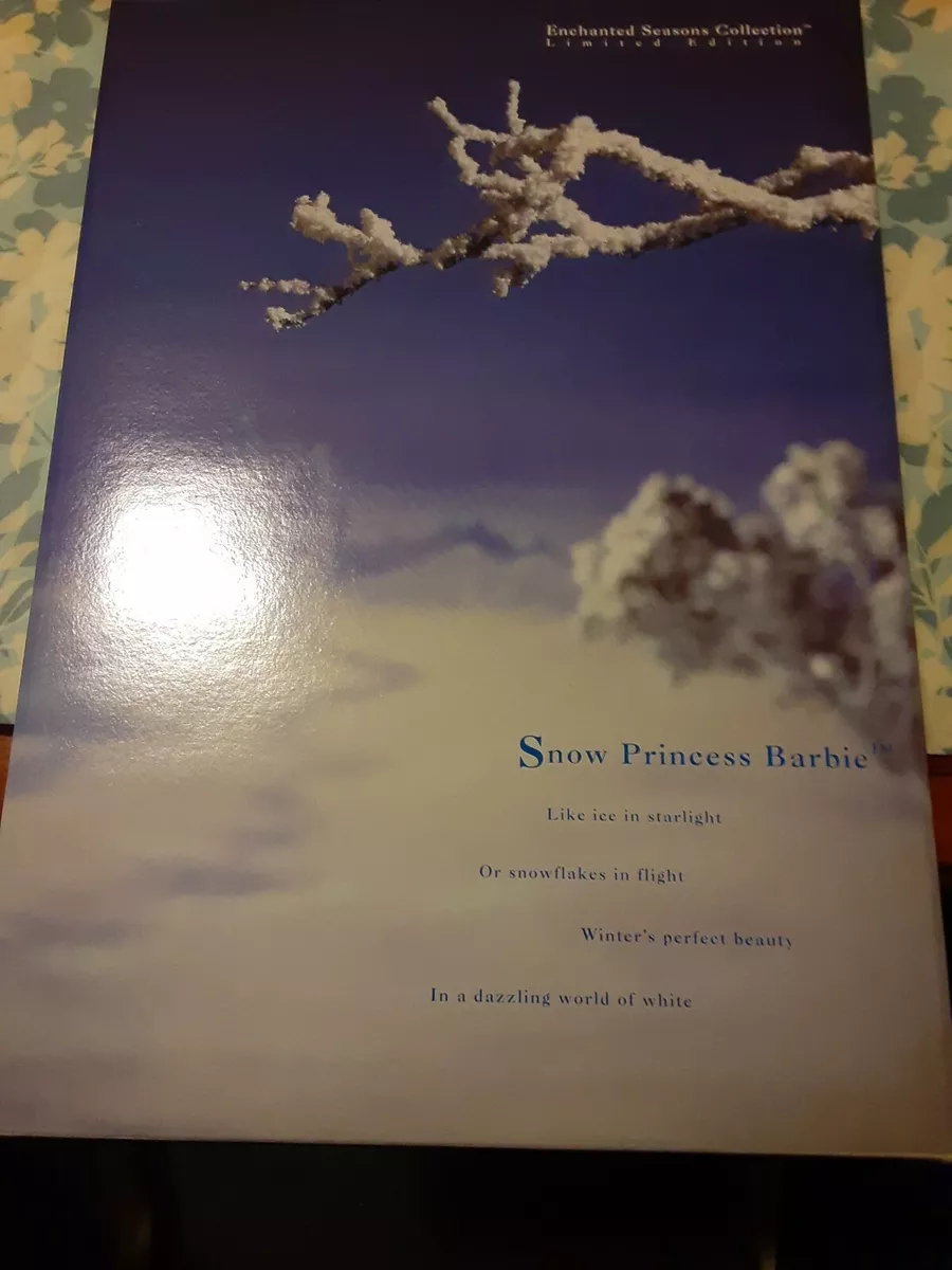 Barbie princesa de la nieve new arrivals