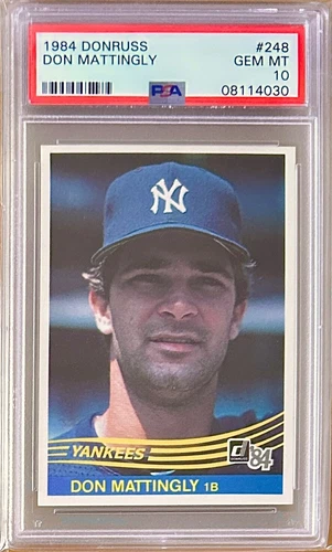 1984 DONRUSS #248 DON MATTINGLY ROOKIE RC PSA 10