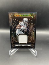 2022 Obsidian DAVANTE ADAMS Atomic Materials Jersey Orange /75