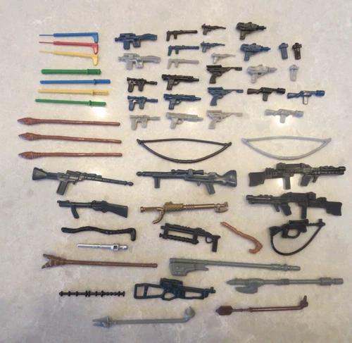 57 Vintage Star Wars Weapons Figures REPROS FOR VINTAGE FIGURES