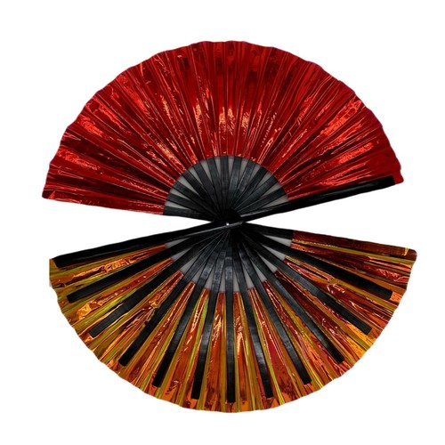 Boots On The Ground Hand Fan Foldable Country Line Dance Fan Portable Large - Picture 12 of 16