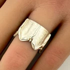 Lonaggi Vintage 925 Sterling Silver Art Deco Design Ring Size 6.75 (8.7g)