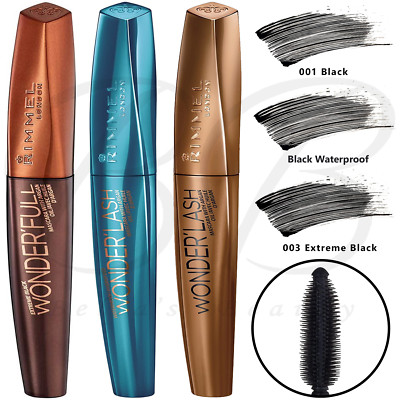 RIMMEL LONDON Wonder'full Mascara mit Arganöl 11,5 ml *WÄHLEN SIE IHREN FARBTON* NEU