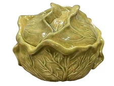 Holland Mold Ceramic Covered Cabbage Bowl "The Piccoli's Cabbage" FAVA ‘79 EUC