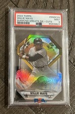 2022 WILLIE MAYS TOPPS DIAMOND GREATS DIE-CUTS #DGDC25 MINT 9 GOAT ONLY 1 HIGHER