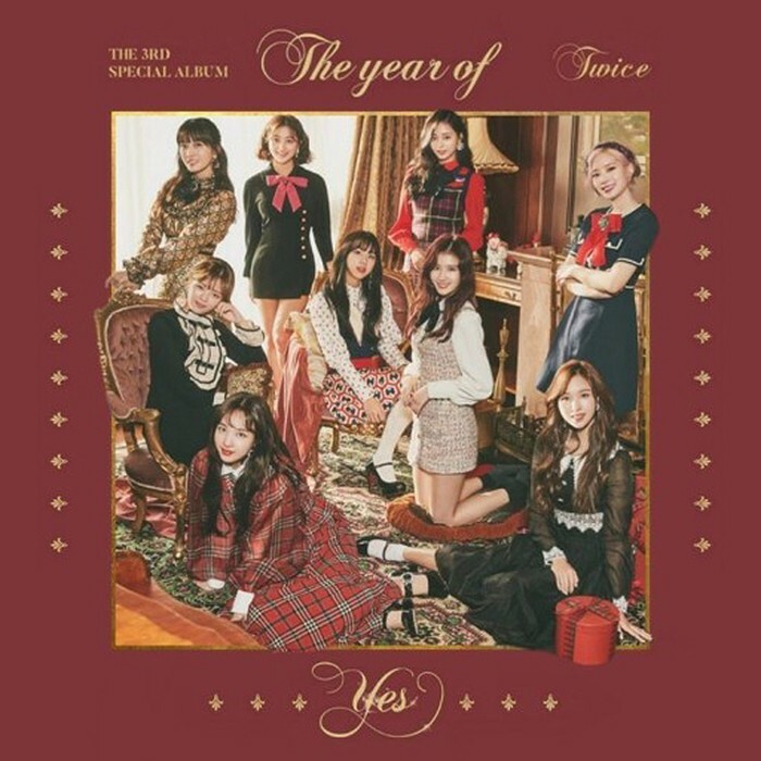 TWICE [THE YEAR OF YES] Special Album B VER CD+Foto Buch+4 Karte+