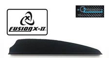 3.0", Black,  Fusion X-II Vanes , Pkg100 ***When Accuracy Counts***