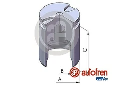 AUTOFREN SEINSA D025704 PISTON, BRAKE CALIPER FOR CITROËN, MITSUBISHI, PEUGEOT