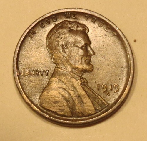 1919 S LINCOLN WHEAT BACK CENT--ERROR COIN--BAD ALLOW MIX & RPM - Picture 6 of 7