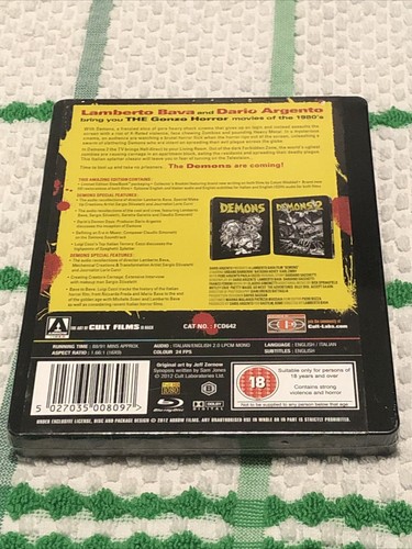 Demons 1-2 Steelbook Nuovo Sigillato Fuori Catalogo!(audio Italiano E English) - Foto 6 di 12