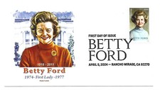 5852 Betty Ford Panda Cachets, with the pictorial cancel, FDC