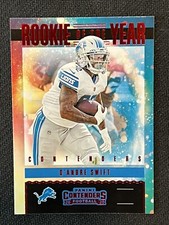 D’Andre Swift 2020 Panini Contenders Ruby Red Rookie Of The Year #RY-DAS Lions
