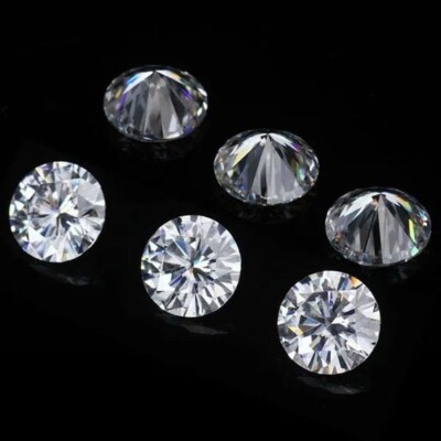 Round Cut 2 Ct Natural Lab-Grown D Color Clarity GGA Certified Loose Diamond