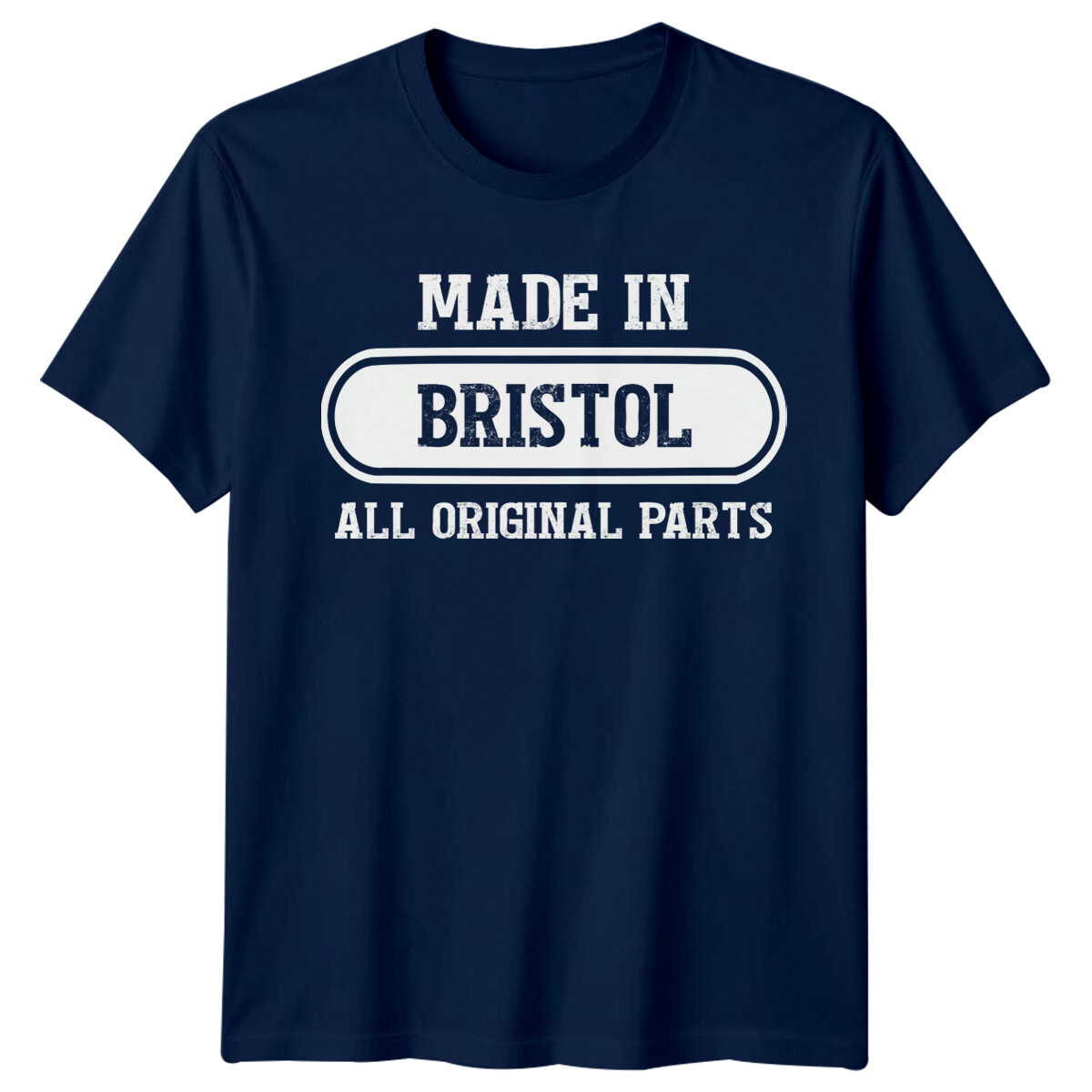 Made In Bristol All Original Parts Travel Mens T-Shirt UK | eBay UK