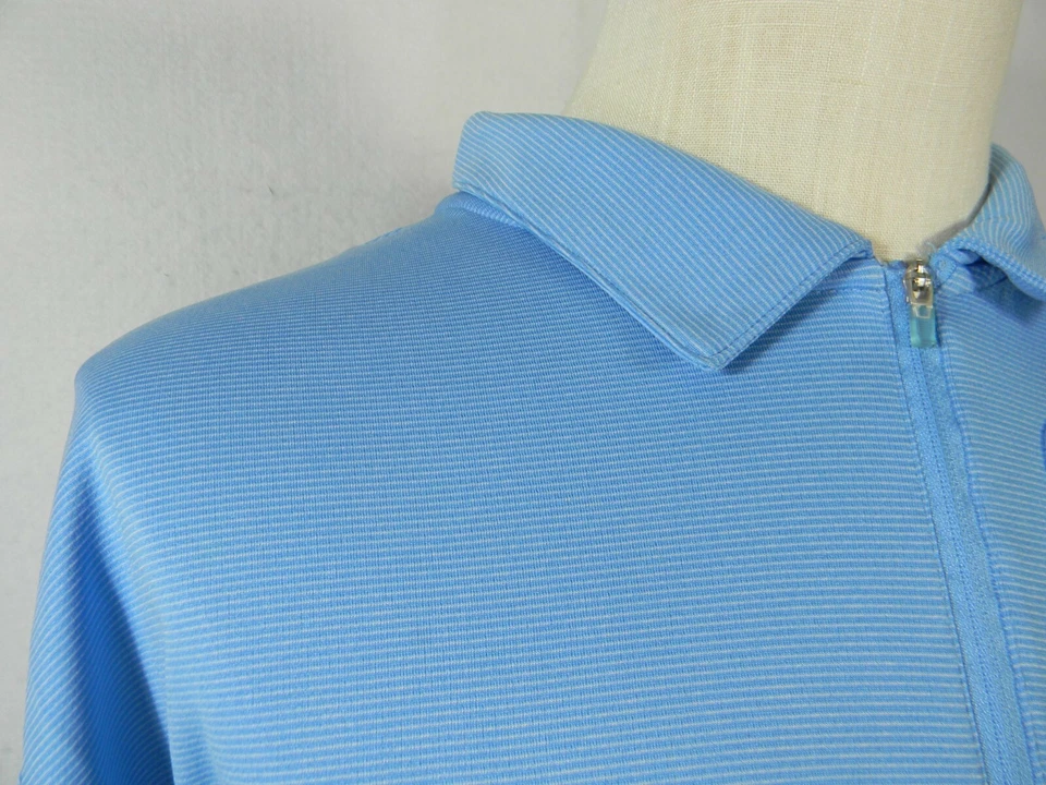 Reel Legends polo shirt mens 2XL XXL blue short-sleeve microfiber Dri-Fit Vented - Image 4 of 4