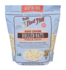 Bob's Red Mill Whole Grain Quick Cooking Rolled Oats - 28 oz Shelf-Stable Bag