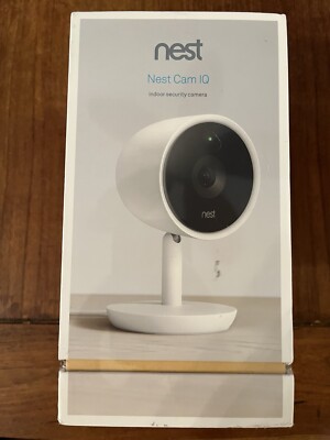 NEST Cam IQ Indoor Smart Security Camera Model NC3100US - Sealed NEW