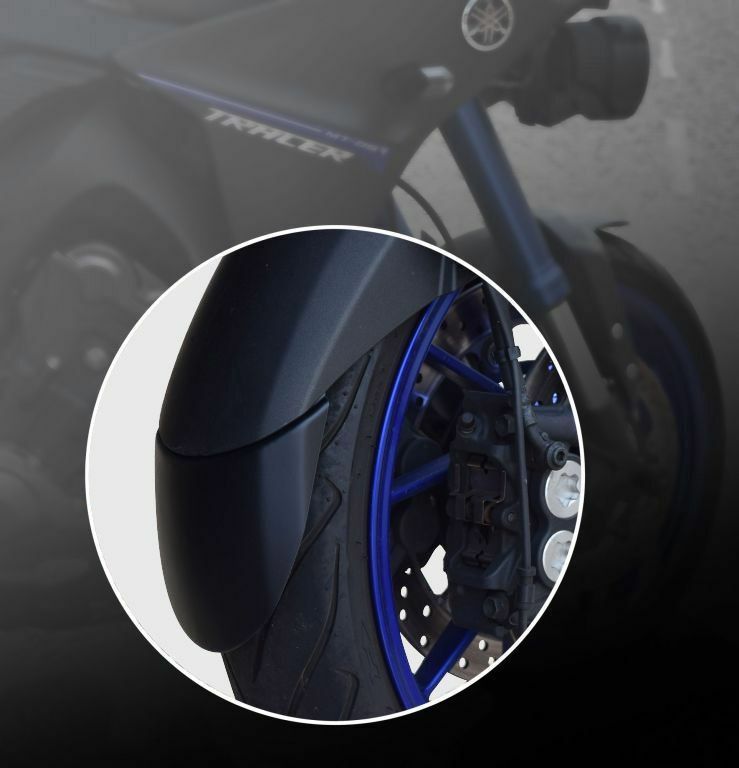 Prolongateur de garde-boue avant Ermax noir pour moto Yamaha MT09 et Tracer 900 2015-2017