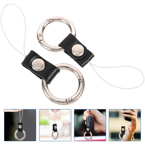 2 Pcs Handy-Ringschnalle Anti-verlorene Telefonschlaufe Handgelenksgurt - 第 4/12 張圖片