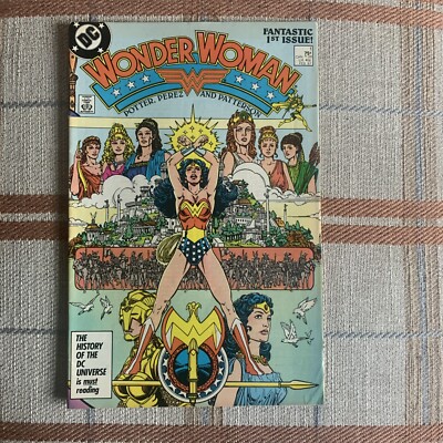 Wonder Woman #1 1987 FN- 1st Appearance Barbara Minerva, Hippolyta, Antiope