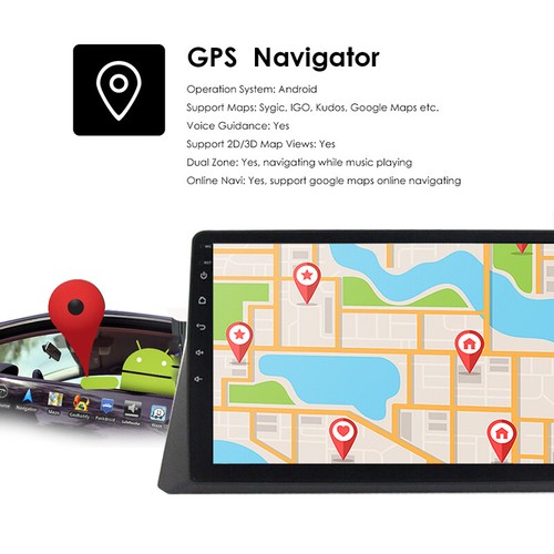 10.1" Android 9.1 Radio Stereo GPS Nav Car MP5 Player For 2008-2012 Honda Accord - Picture 6 of 11