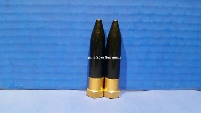 GENERIC Helium Tank Balloon Filler Inflator Straight Rubber Tilt Valve 1/4" FNPT 2 Pack