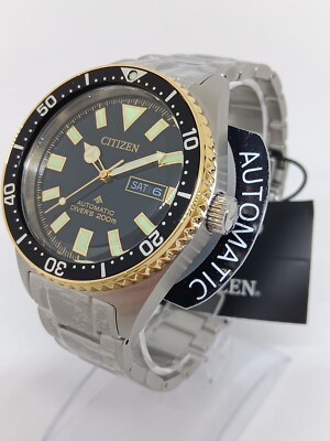 Citizen Promaster NY0125-83E Men's 42mm Automatic S/Steel Watch NEW w/BOX DAMAGE