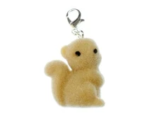 Squirrel Charm Pendant Miniblings Forest Rodent Flock Beige
