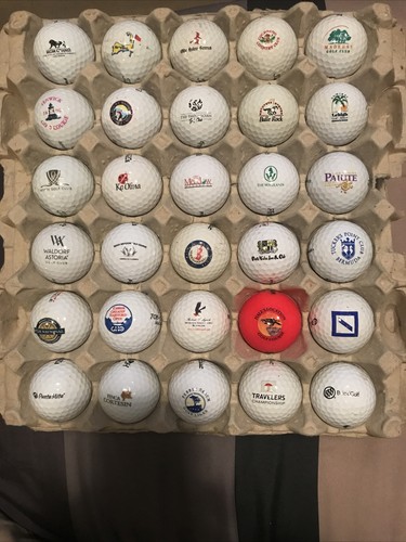 30 Golf Course Logo Golf Balls Pebble Beach Bulle Rock Olde Salem 