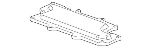 Placa de deslizamiento delantera de lujo genuina GM 2008-2014 Cadillac CTS Base 12575500 Foto 2 de 3