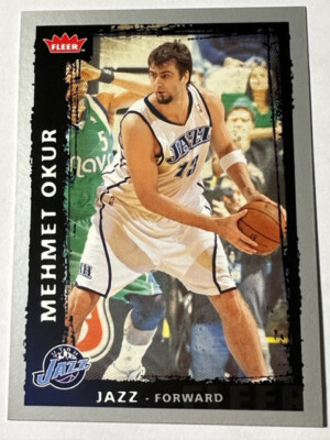 2008-09 Fleer Basketball NBA Utah Jazz Mehmet Okur