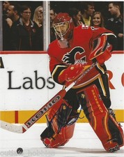 Calgary Flames Jonas Hiller Autographed Signed 8x10 NHL Photo COA D