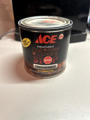 ACE Indoor/Outdoor Rust Stop Medium Gray Gloss Half Pint Rust Stopper Enamel