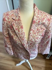 Victoria Secret 2 Button Floral Blazer Sz/8
