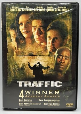 Traffic DVD Widescreen Michael Douglas Don Cheadle Benicio Del Toro Dennis Quaid
