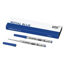 Montblanc Ballpoint Pen Refill M Barbados Blue 2x1 Pack