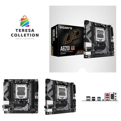 Compact A620I AX Mini-ITX Motherboard: Supports Ryzen 7000 Series & RGB Lighting