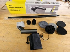 HOTO 51" Cordless Bathroom Tile Floor Electric Spin Scrubber Brush IPX7