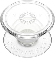 Popsockets Phone Grip with Expanding Kickstand, Adhesive Grip - Clear