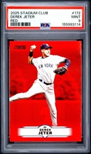 2025 TOPPS STADIUM CLUB RED #172 DEREK JETER PSA 9