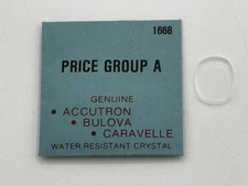 Accutron Bulova 1668 Watch Crystal