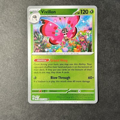 Pokémon TCG Vivillon 009/088 Perfect Order Uncommon Reverse Holo 2026