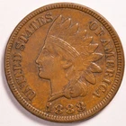 1888 Indian Head Penny Cent Extremely Fine (XF)